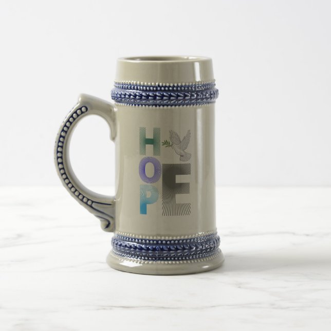 Hope- Christian Faith Inspirational Mugg (Vänster)