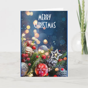 HOPE CHRISTMAS ÄR BRIGHT/NEW YEAR A DELIGHT HOLIDA HELGKORT