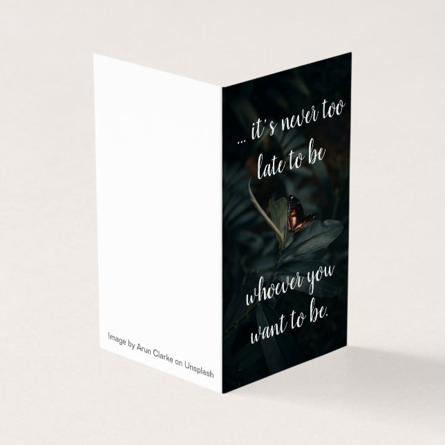 Hope Citat från F. Scott Fitzgerald Kort (Utsida)