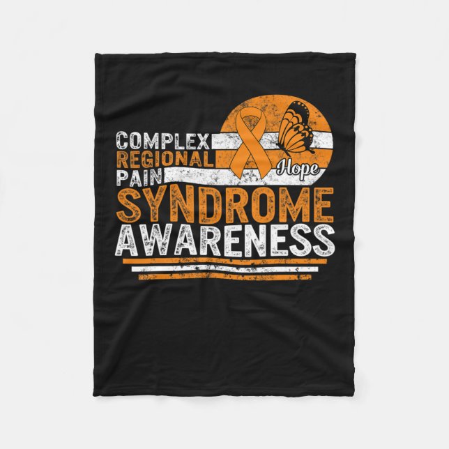 Hope Complex Regional Pain Syndrome Awareness Crps Fleecefilt (Framsidan)