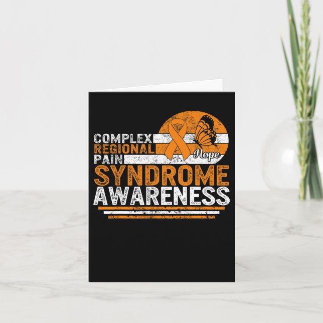 Hope Complex Regional Pain Syndrome Awareness Crps Kort (Framsida)