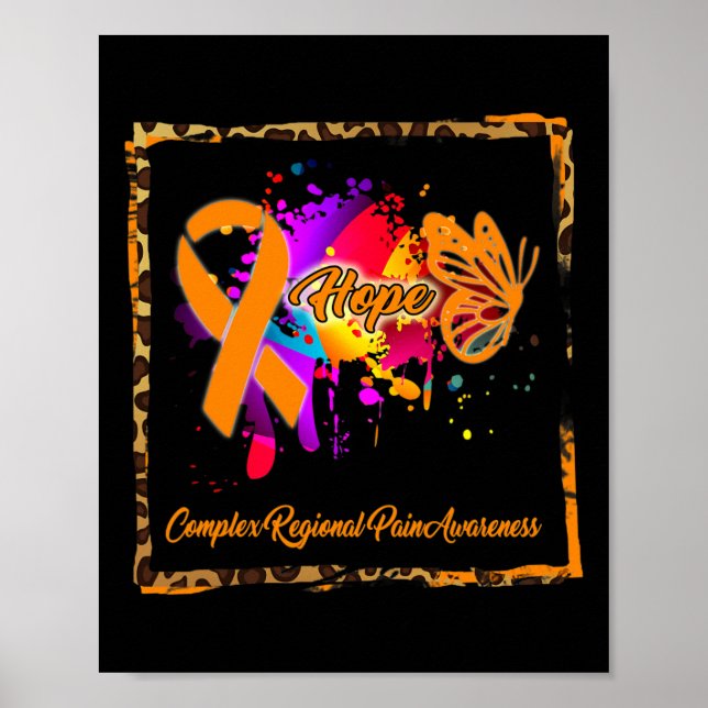 Hope Complex Regional Pain Syndrome Awareness Crps Poster (Framsidan)