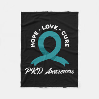 Hope Cure Polycystic Kidney Disease Awareness Fleecefilt