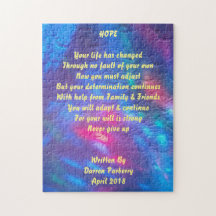"Hope" dikt - Puzzle