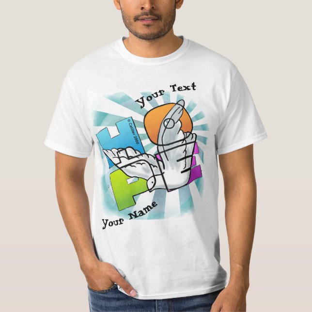 Hope Dove Kristet T-Shirt  (Framsida)