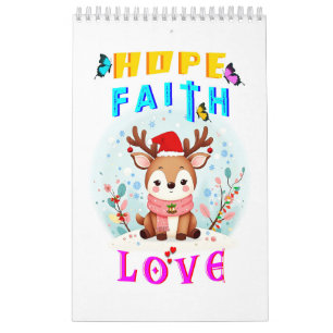 Hope Faith Kärlek Kalender