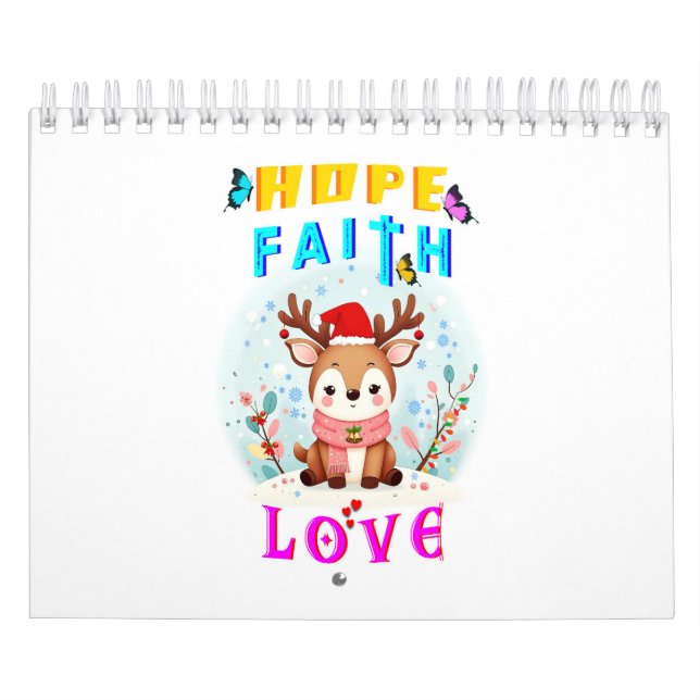 Hope Faith Kärlek Kalender (Omslag)