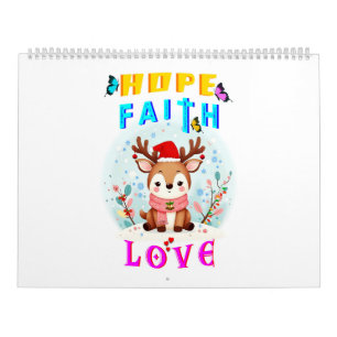 Hope Faith Kärlek Kalender