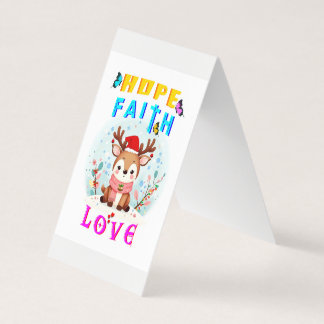 Hope Faith Kärlek Kort
