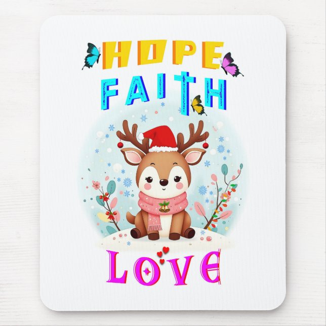 Hope Faith Kärlek Musmatta (Framsidan)