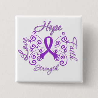 Hope Faith Kärlek Strength Fibromyalgia Knapp