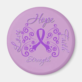 Hope Faith Kärlek Strength Lupus Magnet
