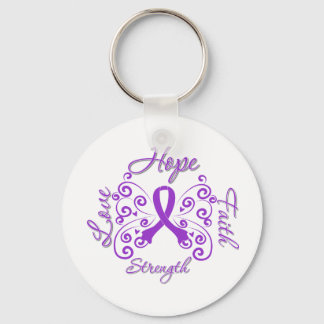 Hope Faith Kärlek Strength Lupus Nyckelring