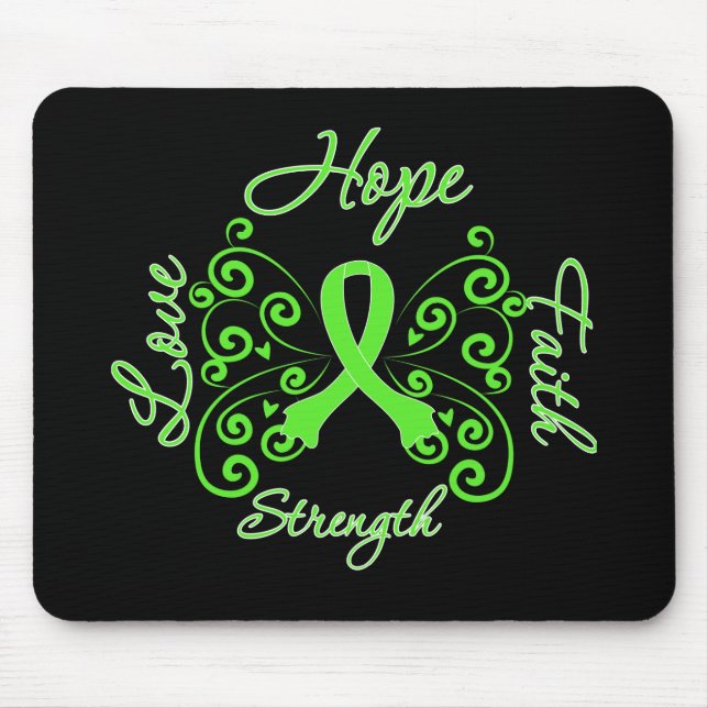 Hope Faith Kärlek Strength Lymphoma Musmatta (Framsidan)