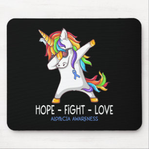 Hope Fight Kärlek Alopecia Alopeci Awareness Suppo Musmatta