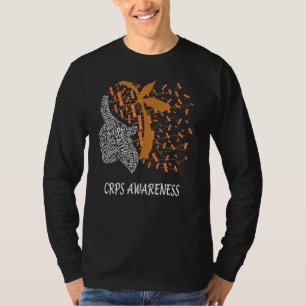 Hope Fiure Cure Support Crps Awareness Dragonfly W T Shirt