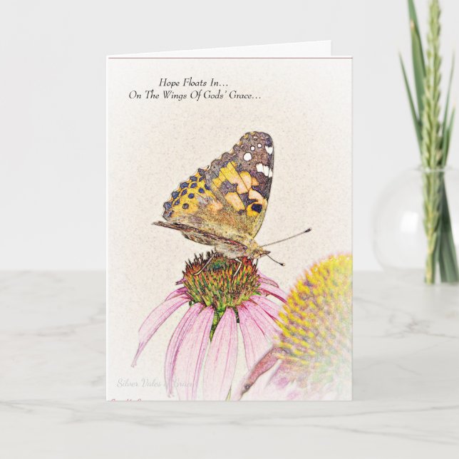Hope Floats In... Inspirational Card Kort (Framsida)