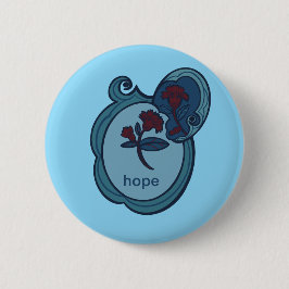 Hope Floral NatureInspired Button Knapp