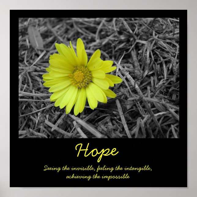 Hope Flower Poster (Framsidan)