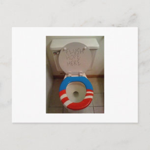 Hope-Flush Hope Toalett Vykort