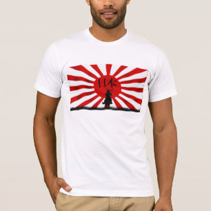 HOPE för JAPAN Samurai Flagga Earthquake Relief Tee Shirt