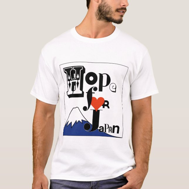 hope for japan tröja (Framsida)