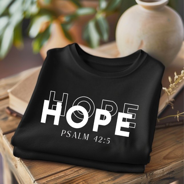 Hope för manar and Women Christian T-Shirt (Skapare uppladdad)