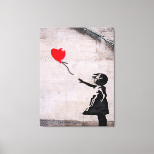 Hope Girl With Balloon Banksy Canvastryck