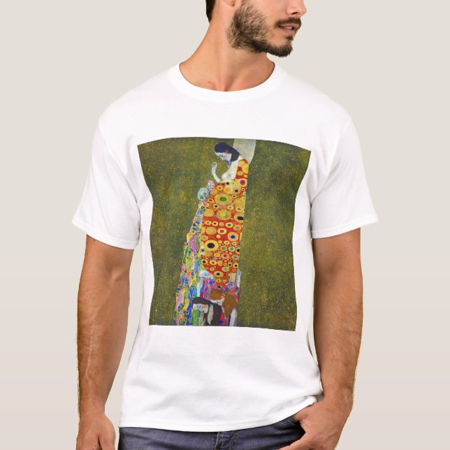 Hope, Gustav Klimt T Shirt (Framsida)