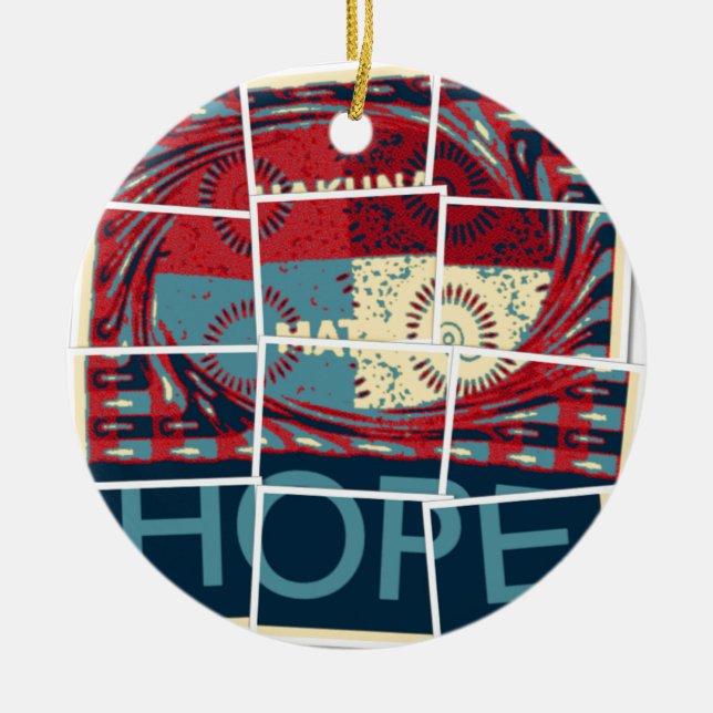 Hope Hakuna Matata Julgransprydnad Keramik (Framsidan)