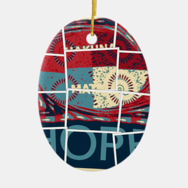 Hope Hakuna Matata Julgransprydnad Keramik (Framsidan)