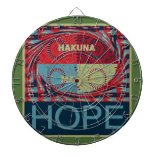 Hope Hakunamatata Loely Inspirational Edgy vektor Darttavla