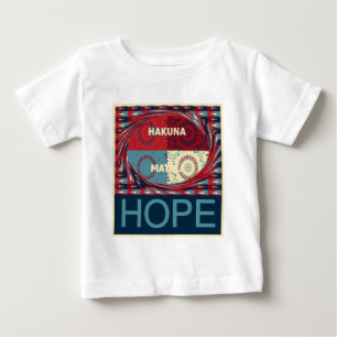 Hope Hakunamatata Loely Inspirational Edgy vektor Tee Shirt