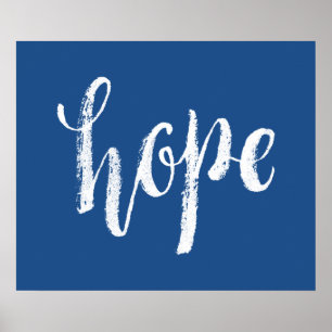 Hope - hand Lettering typography Design Poster