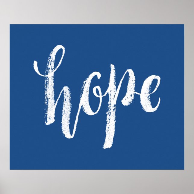 Hope - hand Lettering typography Design Poster (Framsidan)