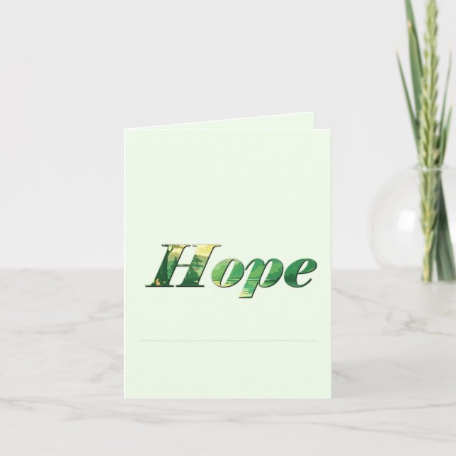 Hope. Helgkort (Framsida)