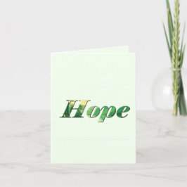 Hope. Helgkort