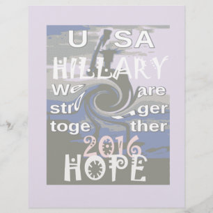 Hope Hillary USA, vi är starkare tillsammans