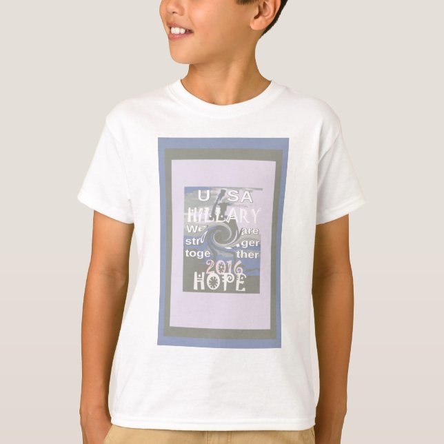 Hope Hillary USA, vi är starkare tillsammans Tee (Framsida)