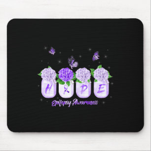 Hope Hydrangea Flower Butterfly Epilepsy Awareness Musmatta