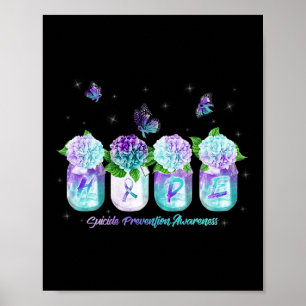 Hope Hydrangea Flower Butterfly Suiciiciences Prev Poster
