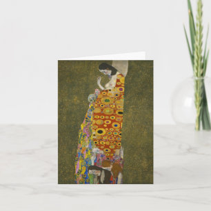Hope II av Gustav Klimt Kort