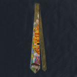 Hope II av Gustav Klimt, Vintage Art nouveau Slips<br><div class="desc">Hope II (1907/08) of Gustav Klimt är en vintage Victorian Era Symbolism bra art-målning som föreställer en gravid dam som tittar ner över sin stora buk mot ett mänskligt skalle. Det finns tre kvinnor nära hennes fötter som är vävda i hennes bergarts hårda mönster. Kvinnan har exponerat bröst och får...</div>
