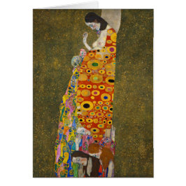 Hope II Gustav Klimt Hälsningskort