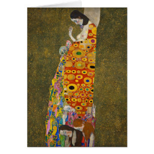 Hope II Gustav Klimt Hälsningskort
