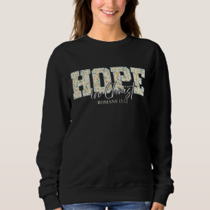 Hope in Jesus - Blommigt Bible Verse T Shirt