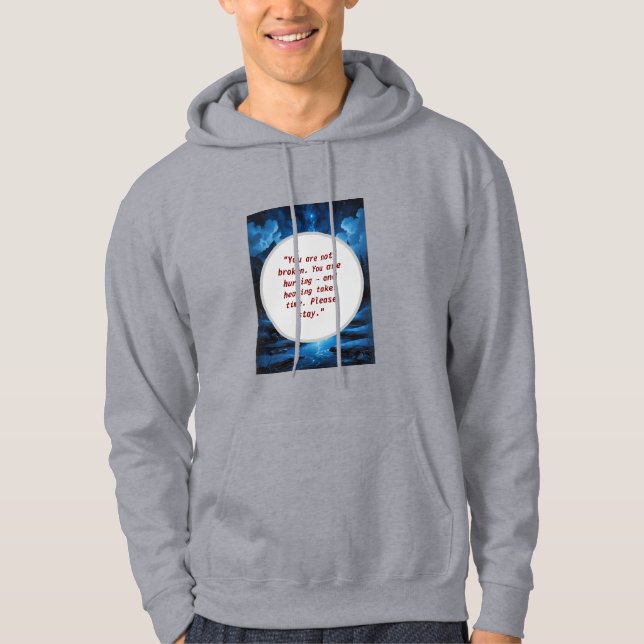 "Hope in the Shadows" Hoodie (Framsida)