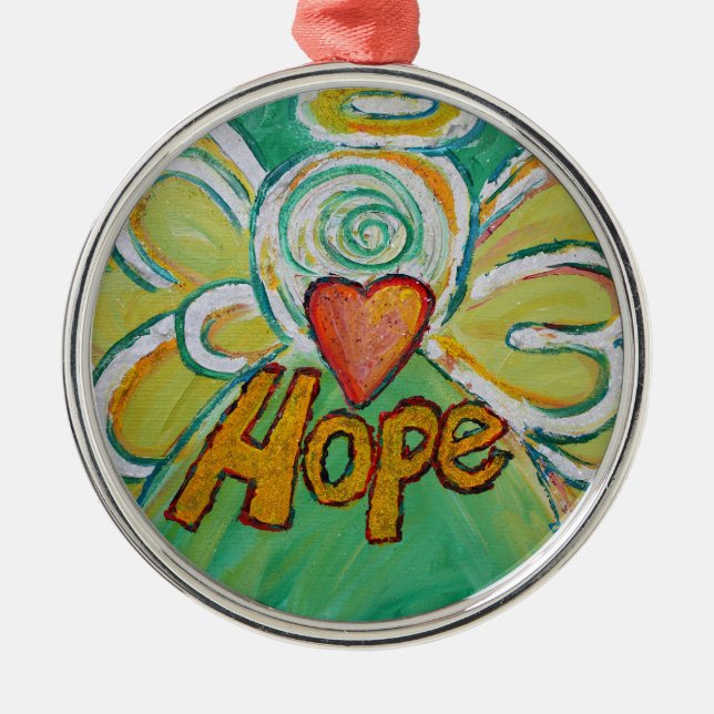 Hope Inspirational Angel Ord Ornament (Framsidan)