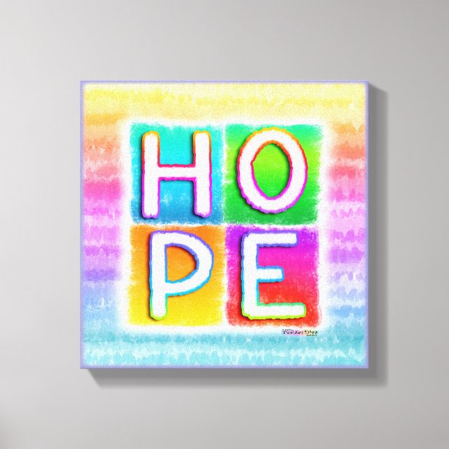 HOPE INSPIRATIONAL Gallery Wrapped Canvas (Framsida)