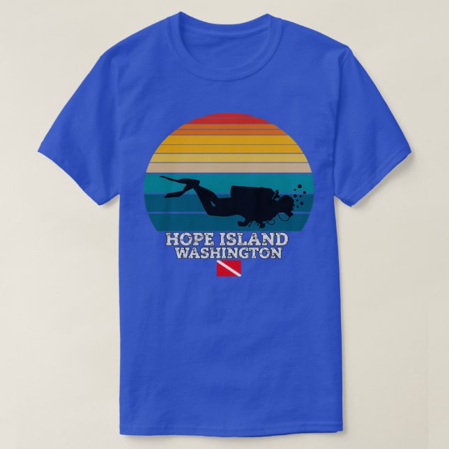 Hope Island US Island Diving T Shirt (Design framsida)